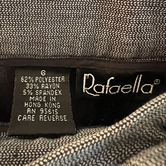 Rafaella Women's Gray Classic Form Fit Pants/Slacks Size 6 - Picture 7 of 7